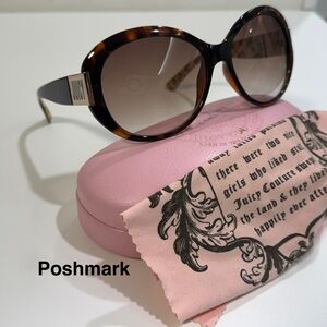 Juicy Couture Atlanta Sunglasses tortoise oversized 58 [] 16 125